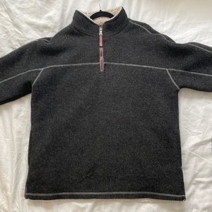 High Durability 1/4 Zip pull over with insulation